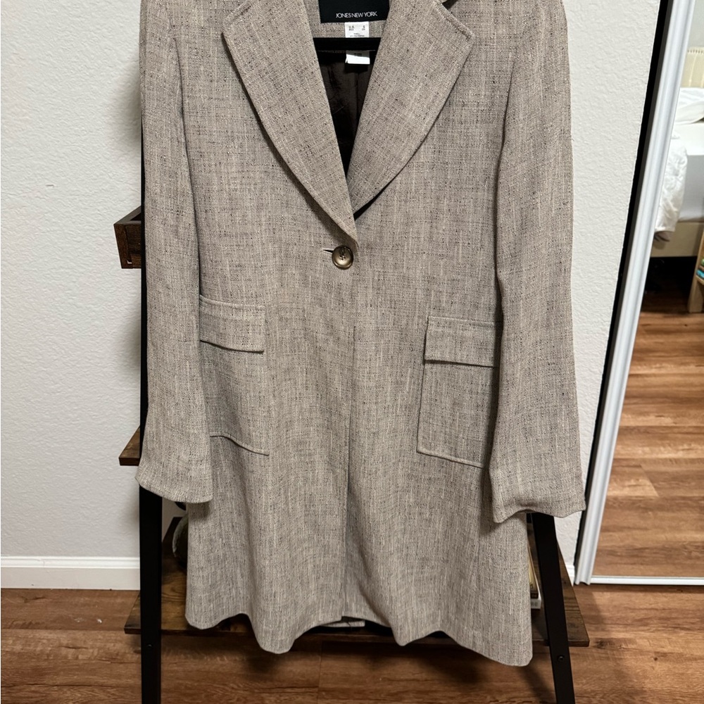 Jones New York Light beige/ Gray Women's coat